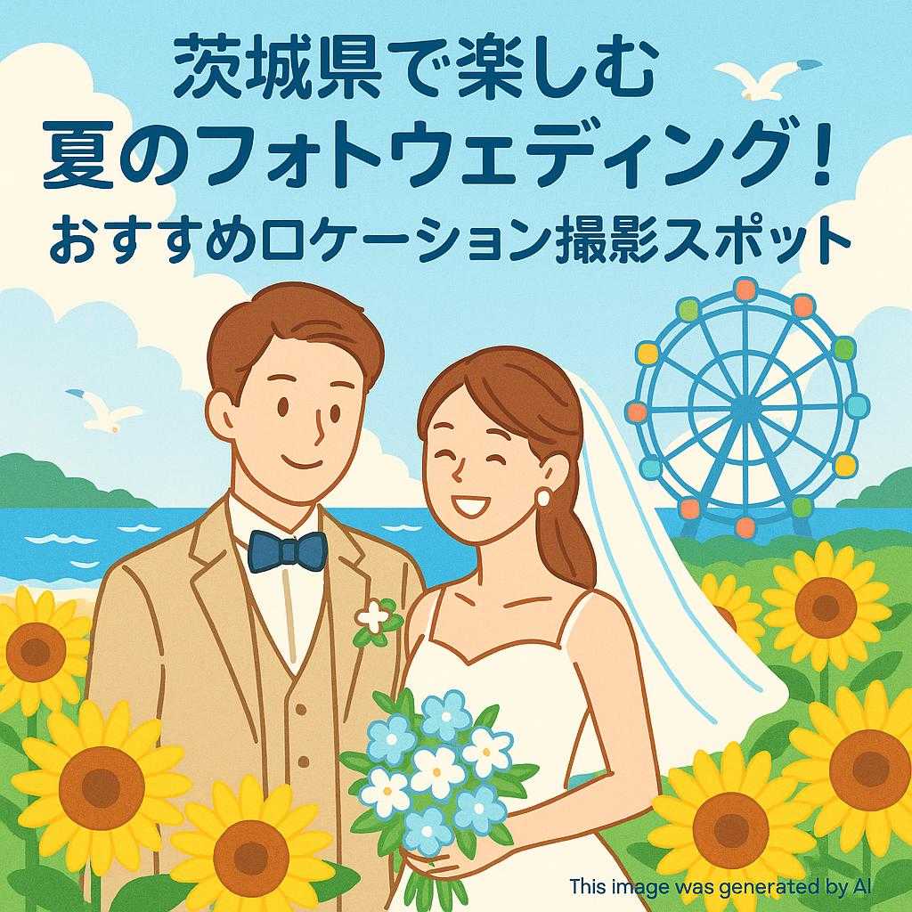 茨城県で楽しむ夏のフォトウェディング!おすすめロケーション撮影スポット