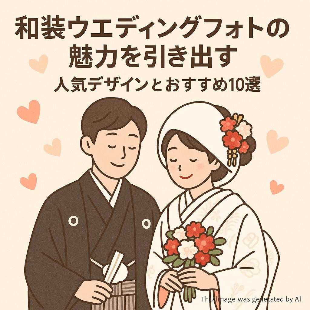 和装ウエディングフォトの魅力を引き出す 人気デザインとおすすめ10選