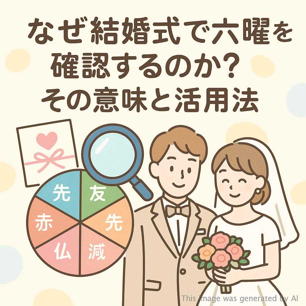 なぜ結婚式で六耀を確認するのか?その意味と活用法