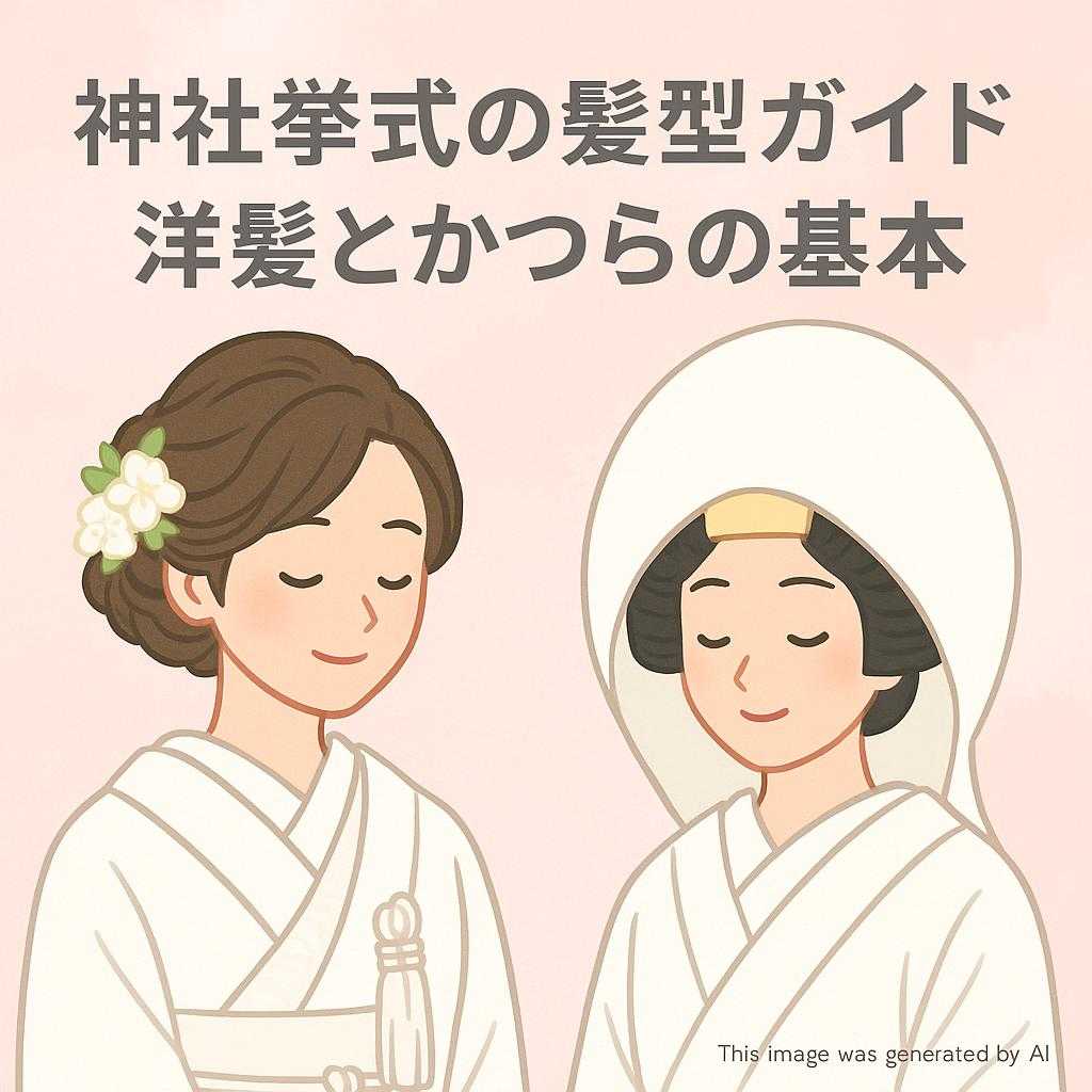 神社挙式の髪型ガイド 洋髪とかつらの基本