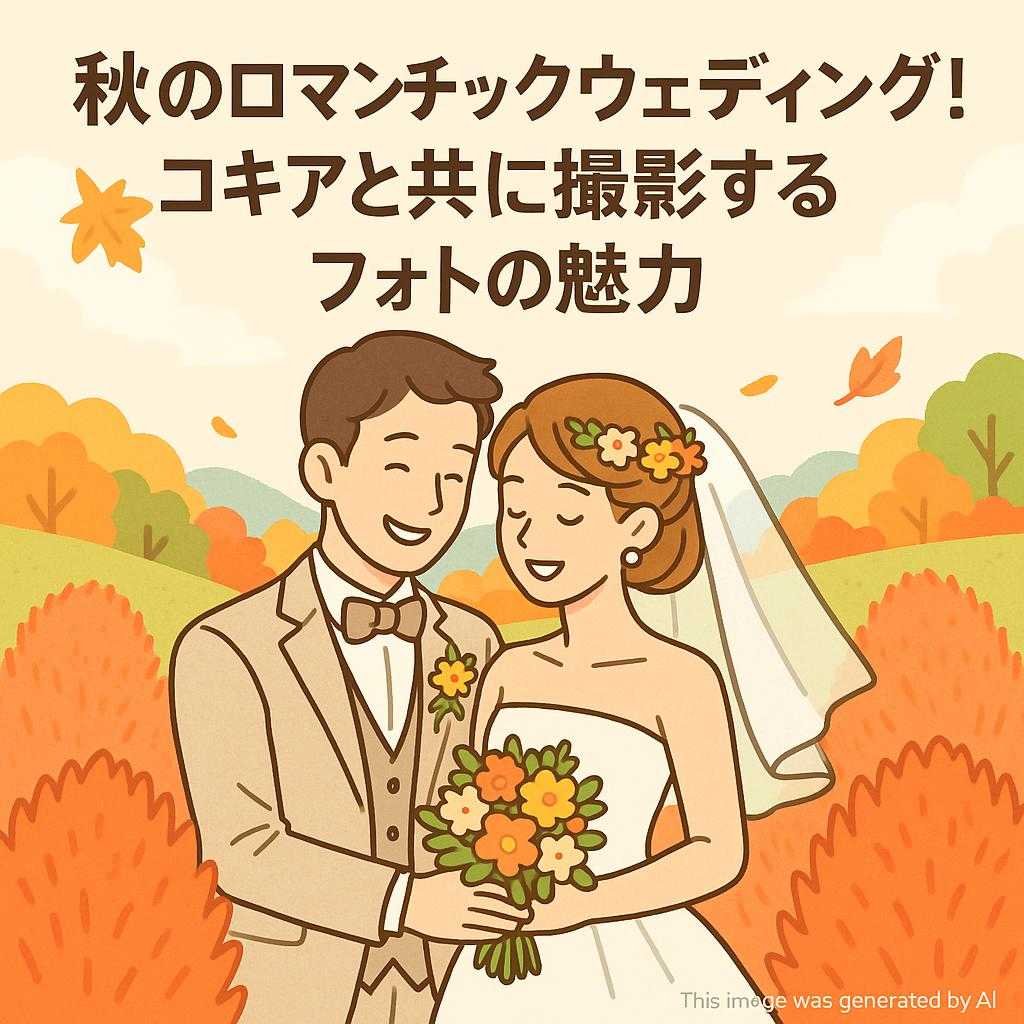 秋のロマンチックウェディング!コキアと共に撮影するフォトの魅力