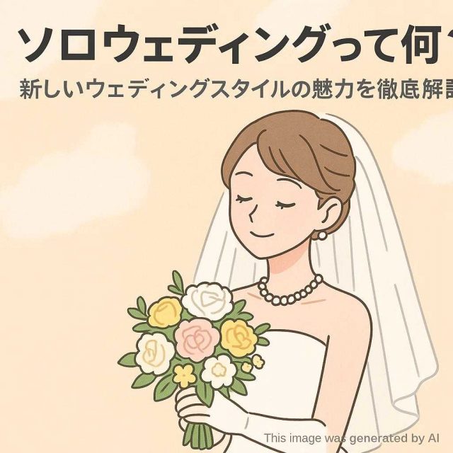 ソロウェディングって何？新しいウェディングスタイルの魅力を徹底解説