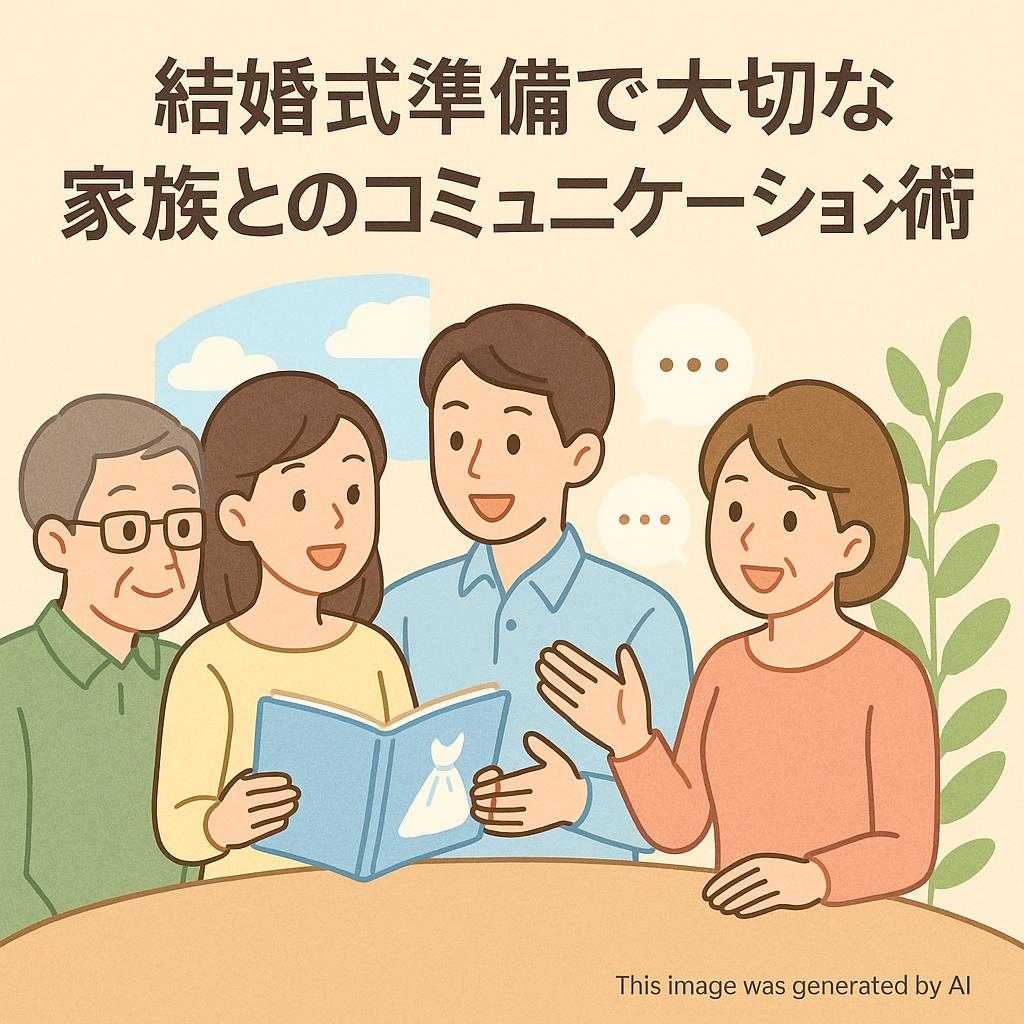 結婚式準備で大切な家族とのコミュニケーション術