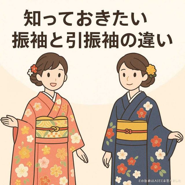 知っておきたい振袖と引振袖の違い