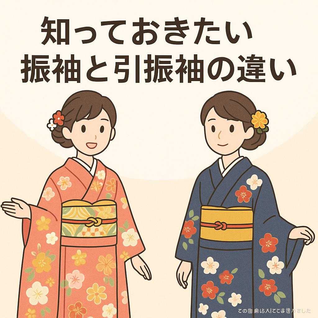 知っておきたい振袖と引振袖の違い
