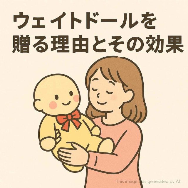 ウェイトドールを贈る理由とその効果