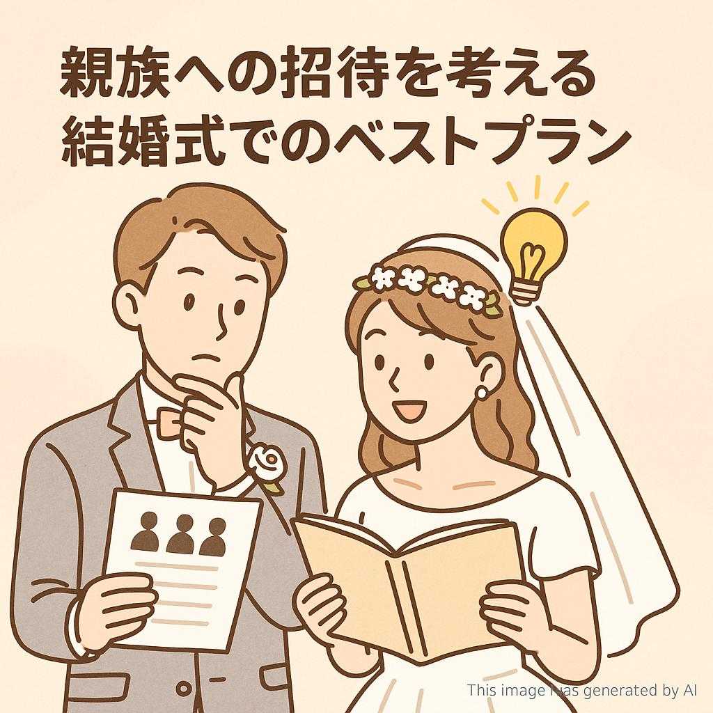 親族への招待を考える 結婚式でのベストプラン