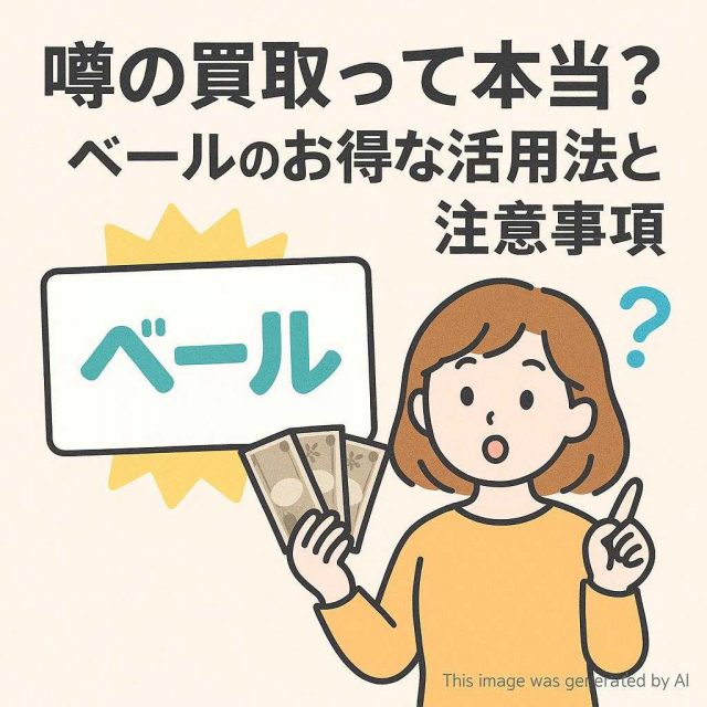 噂の買取って本当？ベールのお得な活用法と注意事項