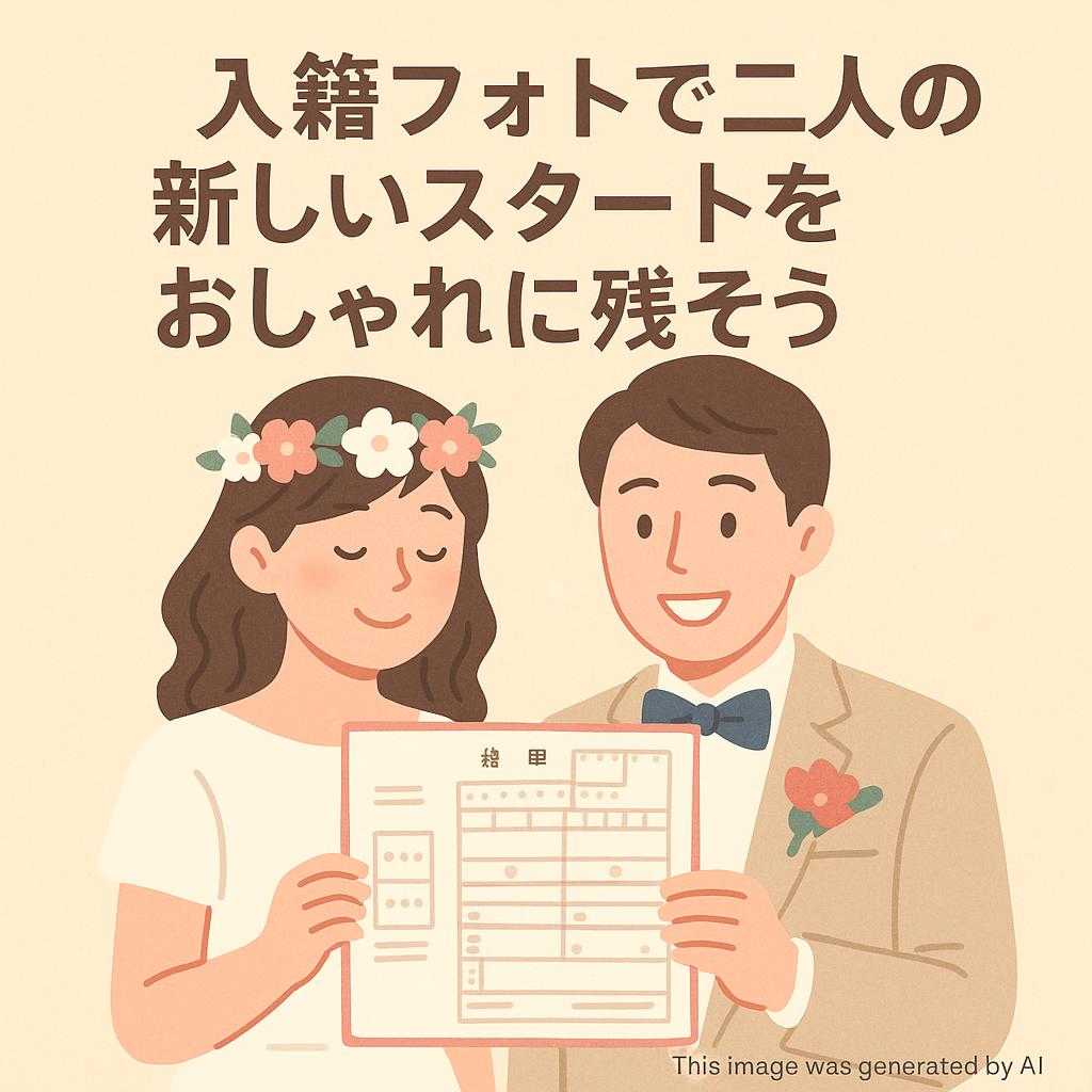 入籍フォトで二人の新しいスタートをおしゃれに残そう