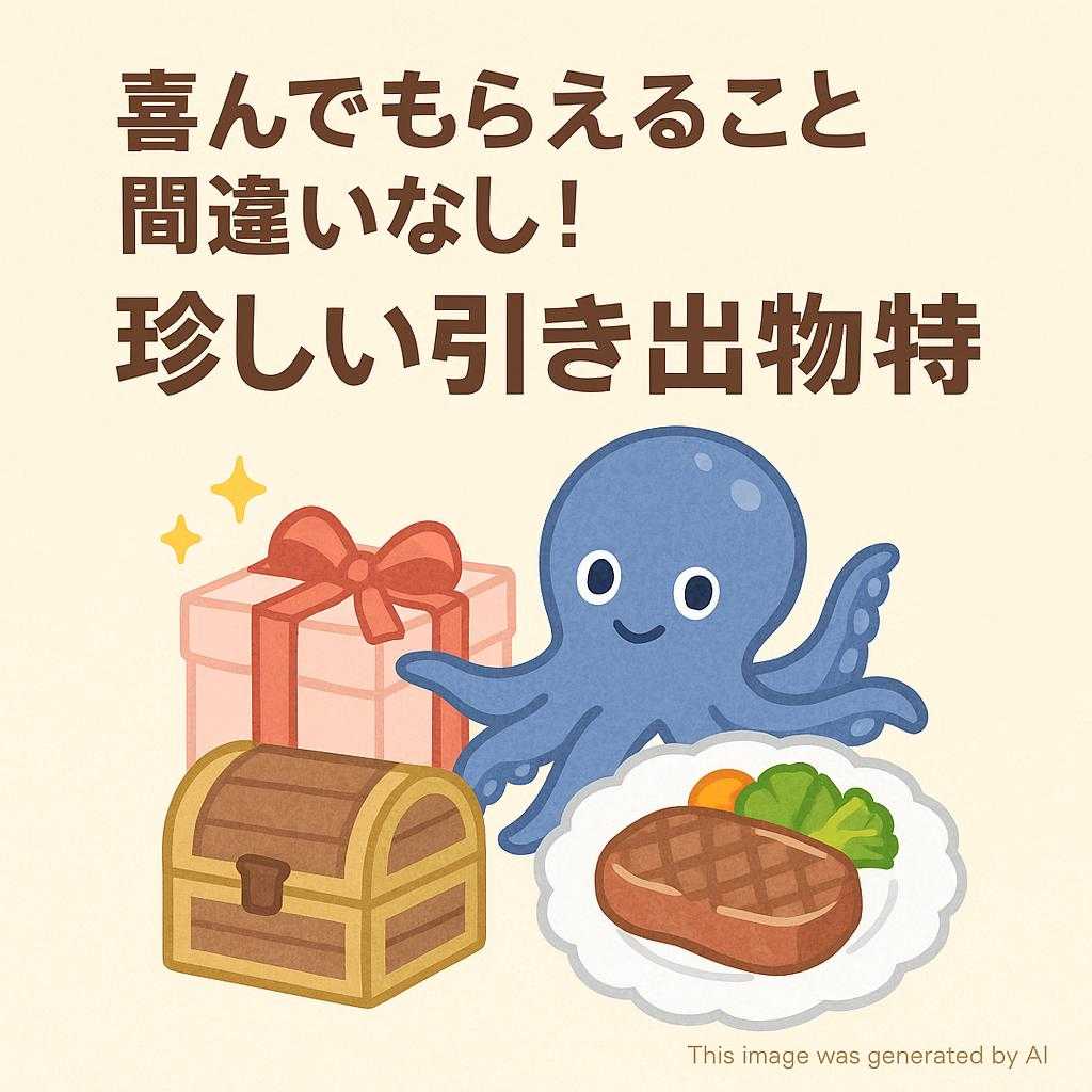 喜んでもらえること間違いなし！珍しい引き出物特集