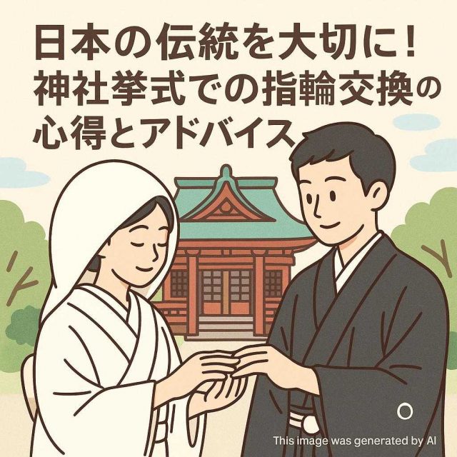 日本の伝統を大切に！神社挙式での指輪交換の心得とアドバイス